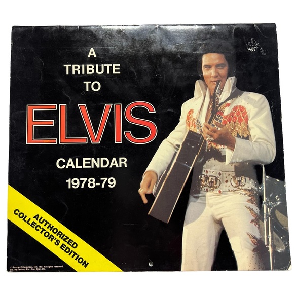 Elvis Presley calendar 1978-1979 unused vintage collector’s edition - Picture 1 of 9